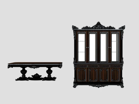 Restaurant furniture Model 3D