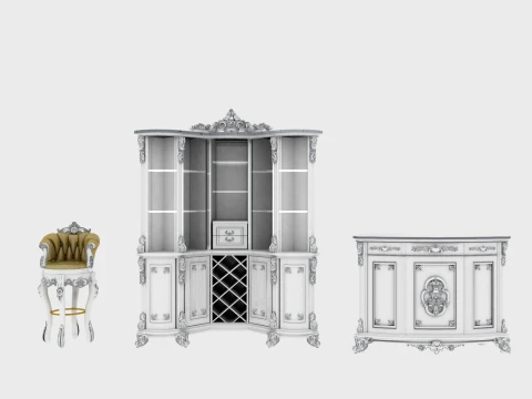 Bar furniture 3D Model