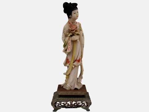 Ivory statue 3Dモデル