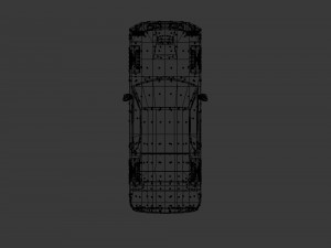 dodge challenger lowpoly 3d Modelo 3D