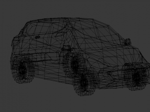 hyundai i10 2020 lowpoly Modelo 3D