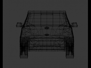 hyundai i10 2020 lowpoly Modelo 3D