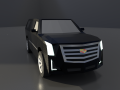 Cadilac Escalade 2019 lowpoly  3D-Modell