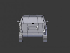 cadilac escalade 2019 lowpoly Modèle 3D