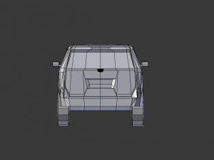 cadilac escalade 2019 lowpoly 3D Model