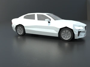 volvo s60 2019 lowpoly 3D Model
