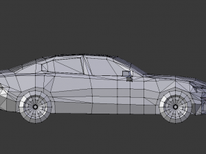 volvo s60 2019 lowpoly Modello 3D
