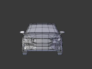 volvo s60 2019 lowpoly 3D Model