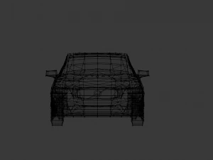 volvo s60 2019 lowpoly 3D Model