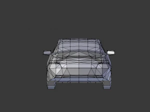 volvo s60 2019 lowpoly 3D Model