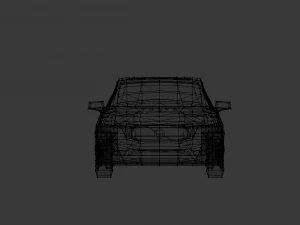 volvo s60 2019 lowpoly 3D Model