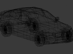 volvo s60 2019 lowpoly 3D Model