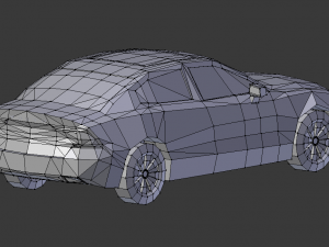 volvo s60 2019 lowpoly Modello 3D