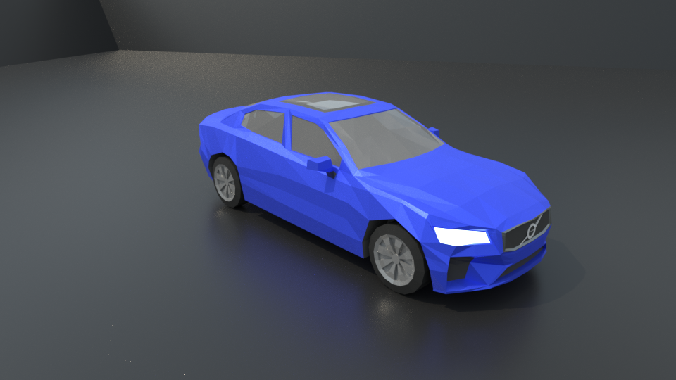 Volvo S60 2019 Lowpoly 3d Model In Sedan 3dexport
