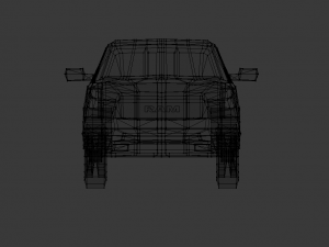 dodge ram 2019 lowpoly Modello 3D