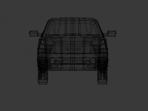 dodge ram 2019 lowpoly 3D Model