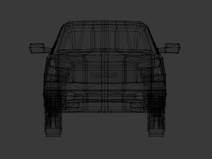 dodge ram 2019 lowpoly 3D Model