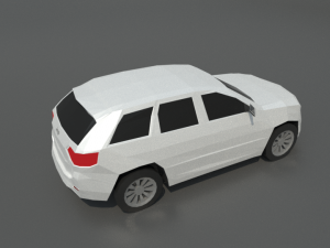 jeep grand cherokee 2019 lowpoly 3D 模型