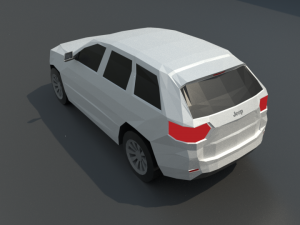 jeep grand cherokee 2019 lowpoly 3D 模型