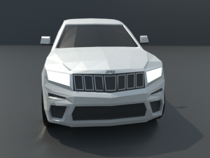 jeep grand cherokee 2019 lowpoly 3D 模型
