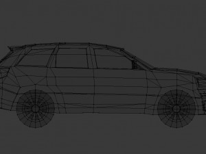 jeep grand cherokee 2019 lowpoly 3D 模型