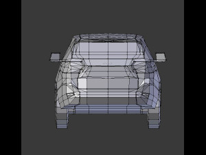 jeep grand cherokee 2019 lowpoly 3D 模型