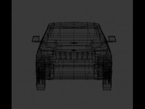 jeep grand cherokee 2019 lowpoly 3D 模型
