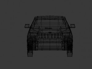 jeep grand cherokee 2019 lowpoly 3D 模型