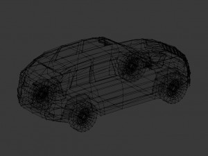 jeep grand cherokee 2019 lowpoly 3D 模型