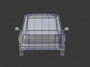 autobianchi lowpoly 3D Model