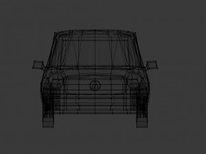 autobianchi lowpoly 3D Model