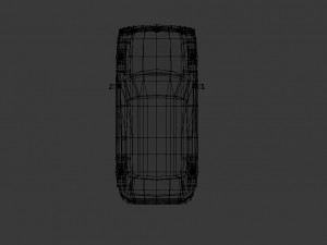 autobianchi lowpoly 3D Model