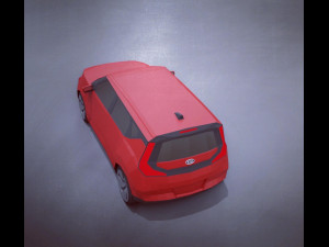 kia soul 2020 lowpoly Modelo 3D