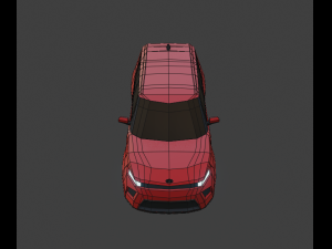 kia soul 2020 lowpoly Modelo 3D