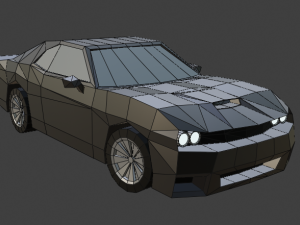10 low poly cars collection Model 3D