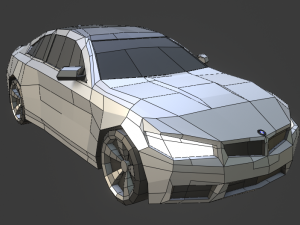 10 low poly cars collection Model 3D