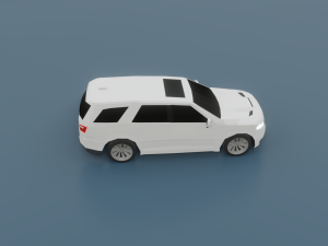 dodge durango 3d low poly model 3D 模型