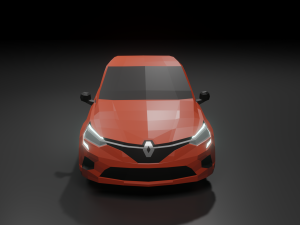 renault clio 2020 lowpoly Model 3D