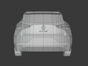 renault clio 2020 lowpoly 3D Model