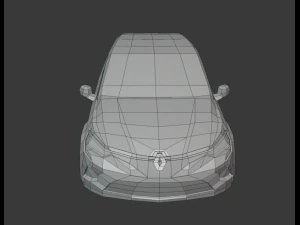renault clio 2020 lowpoly 3D Model
