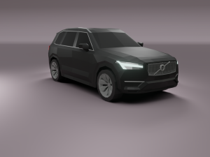 volvo xc90 suv lowpoly 3D 모델