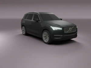 Volvo XC90 SUV Lowpoly 3D Modell