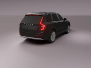 volvo xc90 suv lowpoly 3D Model