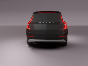 volvo xc90 suv lowpoly Modèle 3D