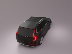 volvo xc90 suv lowpoly Modèle 3D