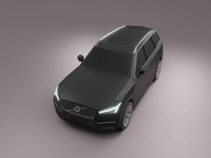 volvo xc90 suv lowpoly Modèle 3D
