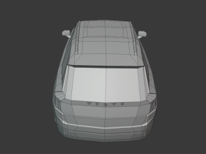 volvo xc90 suv lowpoly Modèle 3D