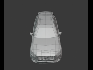 volvo xc90 suv lowpoly Modèle 3D