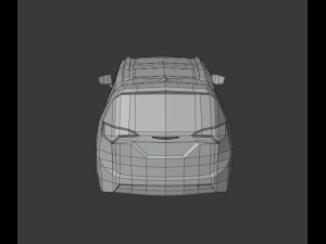 chrysler pacifica 2020 low poly 3D Model