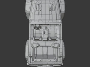 jeep wrangler 2020 low poly 3D Model